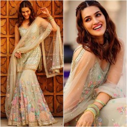 Kriti sanon gorgeous sharara palazzo suit